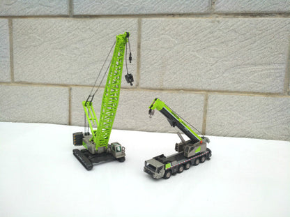 2PC ZOOMLION 1:120 ZCC1300 CRAWLER & ZAT2000V753 ALL TERRAIN CRANE Diecast Model