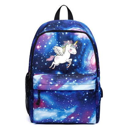 Women School Backpacks Charging Canvas Bags Teenagers Large Travel Backpack Bags