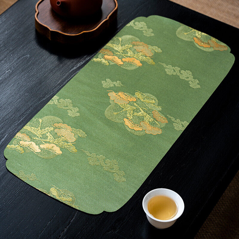 Japanese Tea Mat Waterproof Tea Seats Table Mat Zen Tea Tablecloth Table Flag
