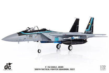 1:72 JC Wings F-15J EAGLE,JASDF306TH TACTICAL FIGHTER SQUADRON Diecast Model