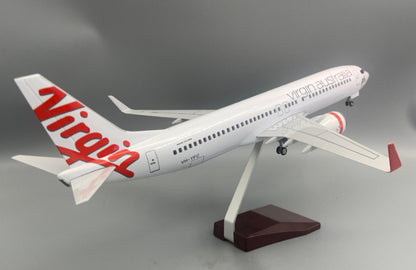 1:80 47CM Virgin Australia BOEING 737-800 Airplane Landing Gear Resin Model
