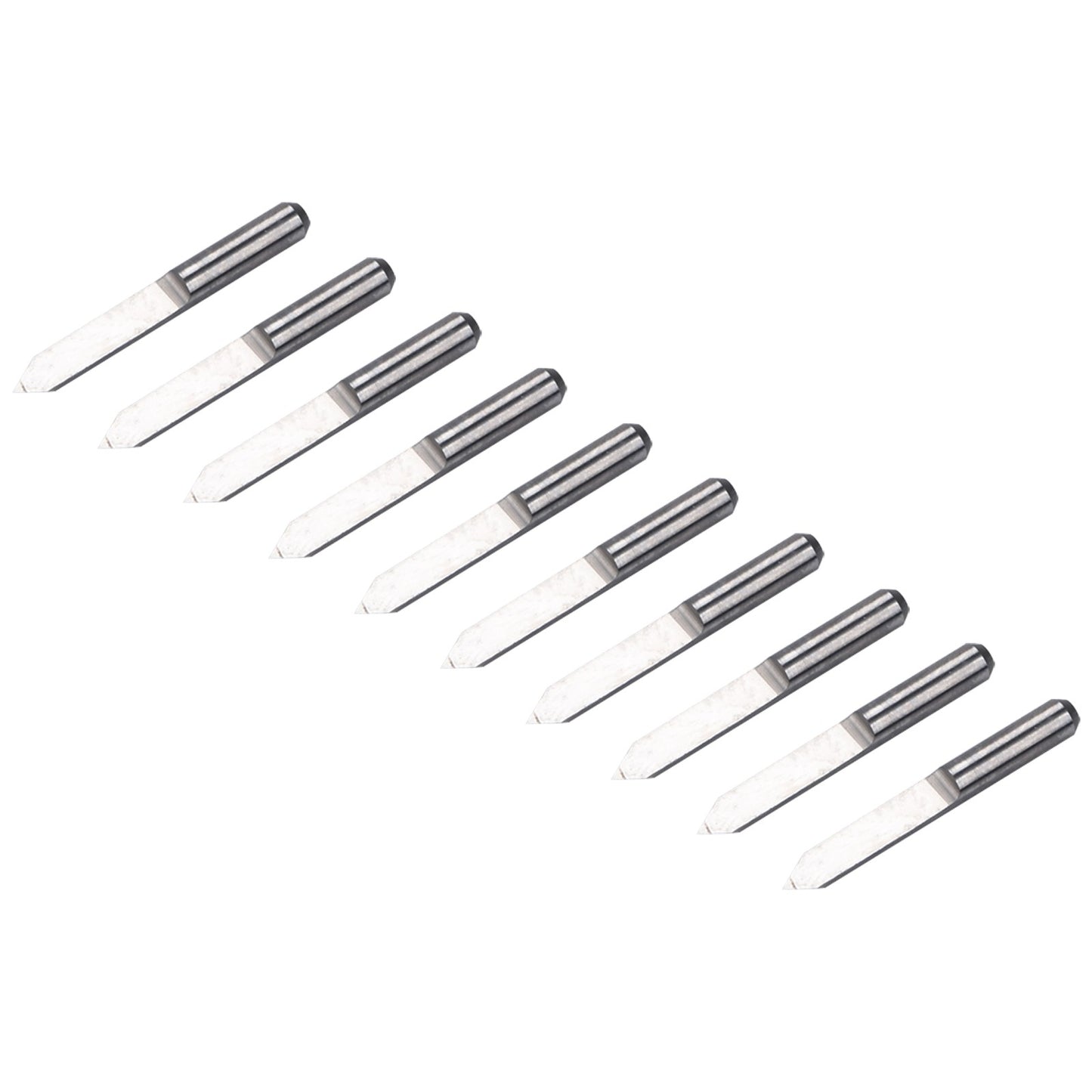 10pcs 3.175mm*0.1mm Engraving Bits CNC Router Tool 60° Degree V-shape G