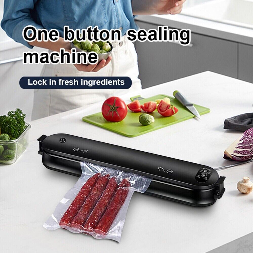 Maquina Automatica Para Envasar al Vacio Alimentos Sellado Profesional Efectiva