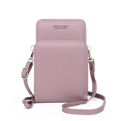 Crossbody Shoulder Bag Small Cellphone Purse Card Holder Wallet Polyester Pouch