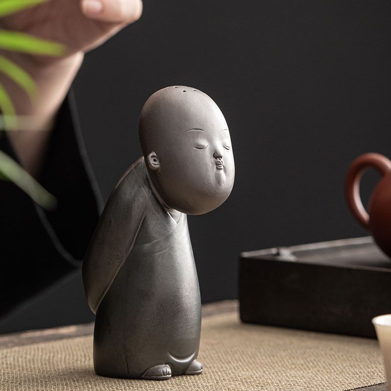 Ceramic Little Monk Decoration Tea Table Decoration Tea Pet Crafts