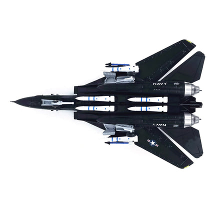 1:100 Scale American F14 Tomcat Alloy Fighter VX-4 Model Airplane Ornaments