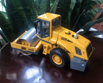 1:35 18CM SHANTUI SR26M Road Roller Construction Equipment Machine Diecast Model