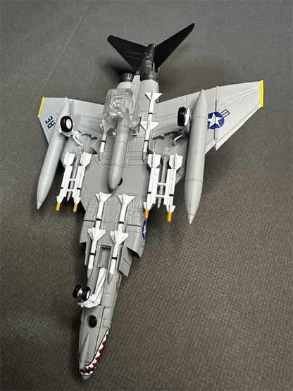 F-4 Phantom 1/100 diecast plane model aircraft WLTK