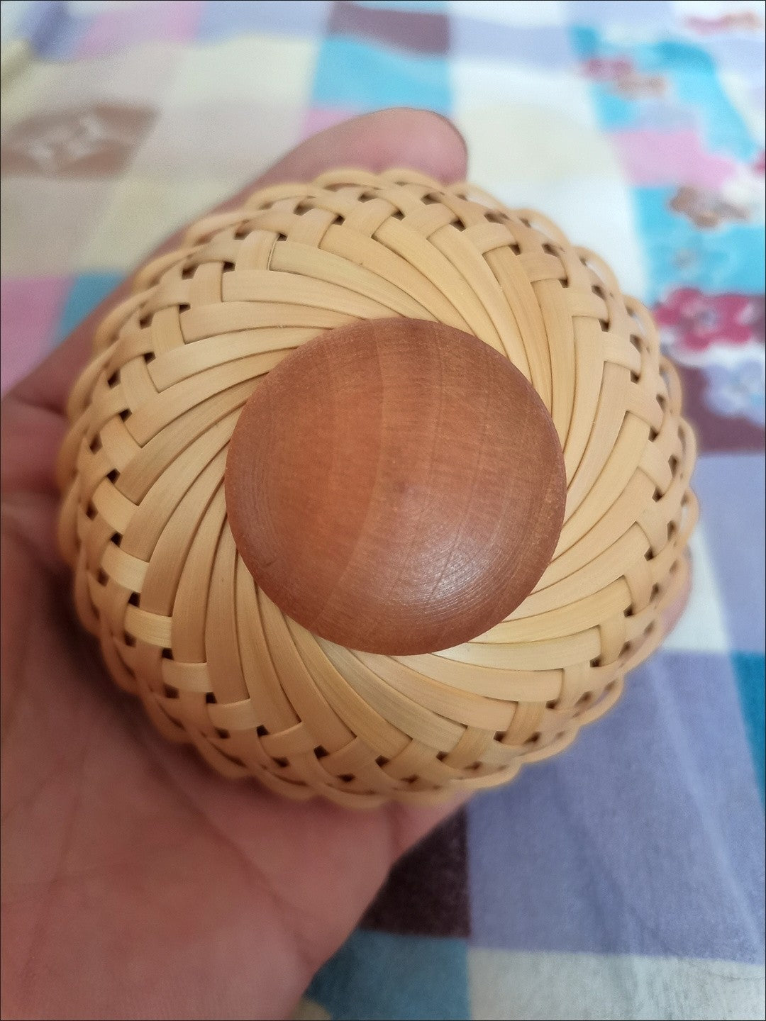 Handwoven Bamboo Guoguo Cage Handmade Chinese Style Cricket Cage Decor