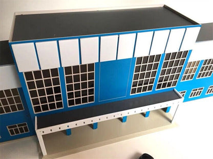 Ho Scale 1：87 Railway Station Scene Buildings Model Diy Kits Assembly Toys