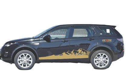 Mountain Graphics Car Sticker For Land Rover All Models Side Skirt Stripe Decals