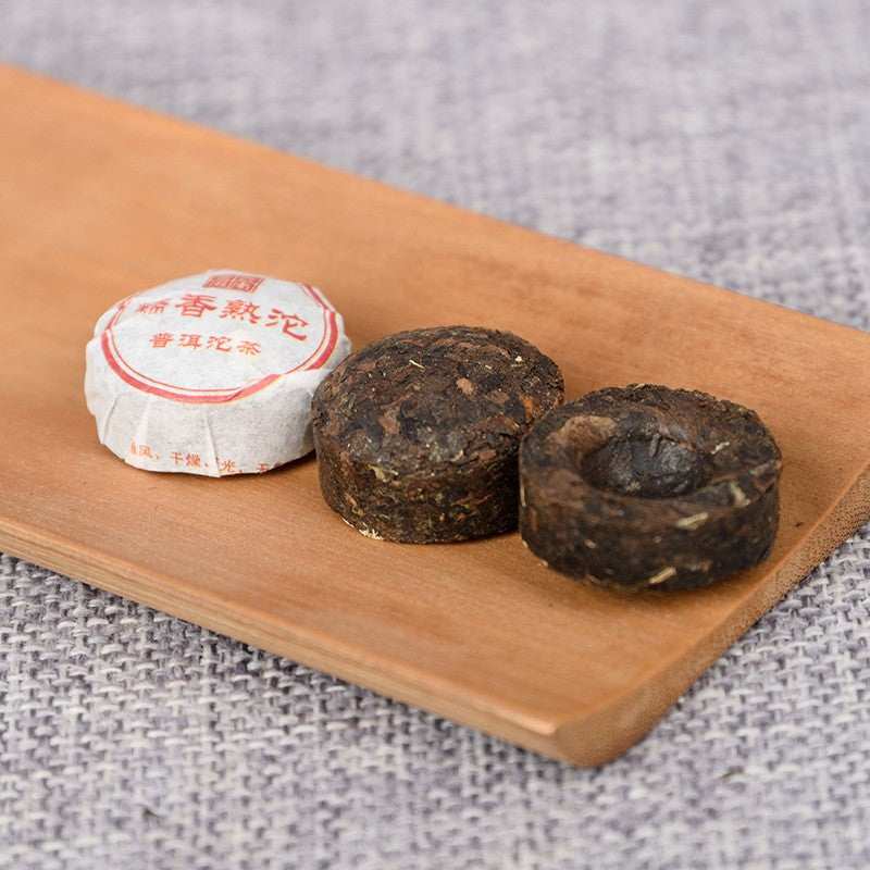 500g Ripe Pu'er Mini Tuocha Yunnan Glutinous Rice Aroma Compressed Leaf Tea