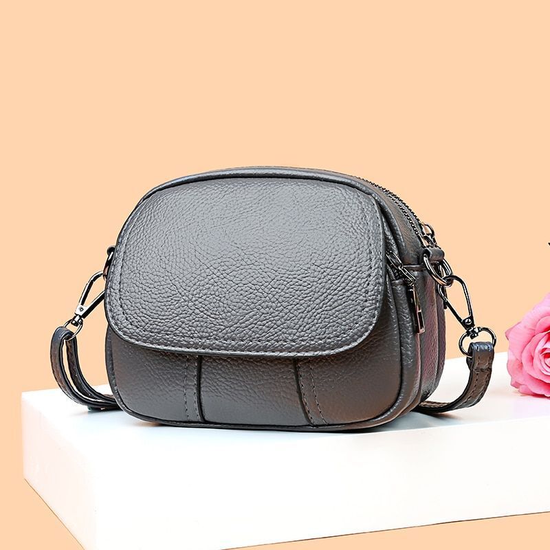 Autumn Fashion Shell Bag Synthetic Leather Shoulder Purse Elegant Luxury Travel