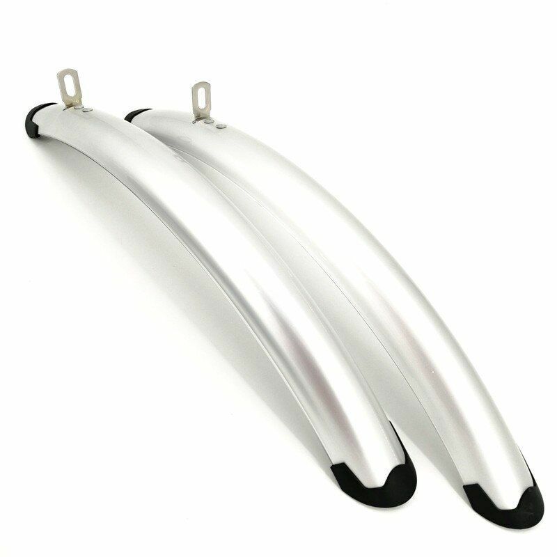 700C Road Bicycle Front Rear Fender Aluminum Plastic Retro Bike Fixed Gear Parts
