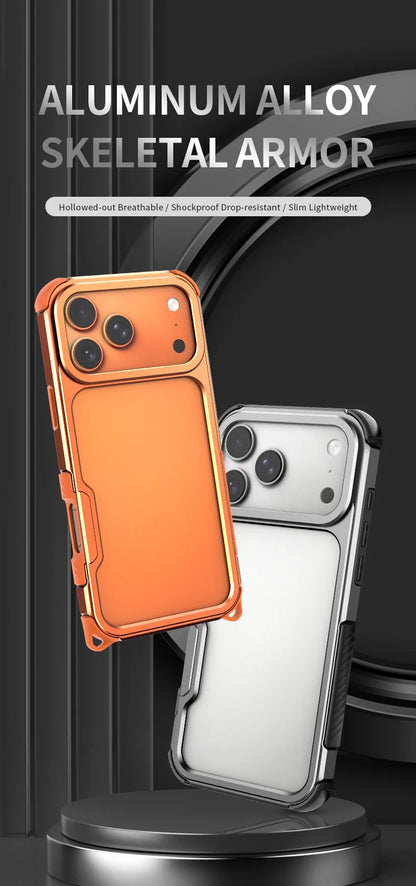 Metal Frame Phone Case for iPhone 17 Pro Max & iPhone 16 - Heat-Dissipating