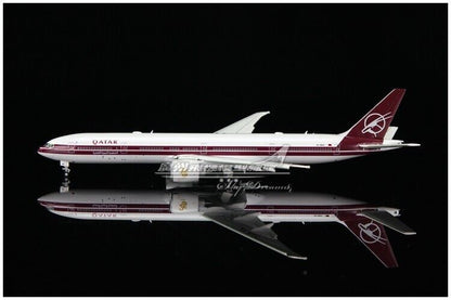 1:400 JC Wings QARAR BOEING 777-300ER Airplane Flap Down Diecast Aircraft Model