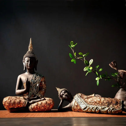 Large Buddhism Resin Handmade Buddha Statue Thailand Buda Buddha Sculpture