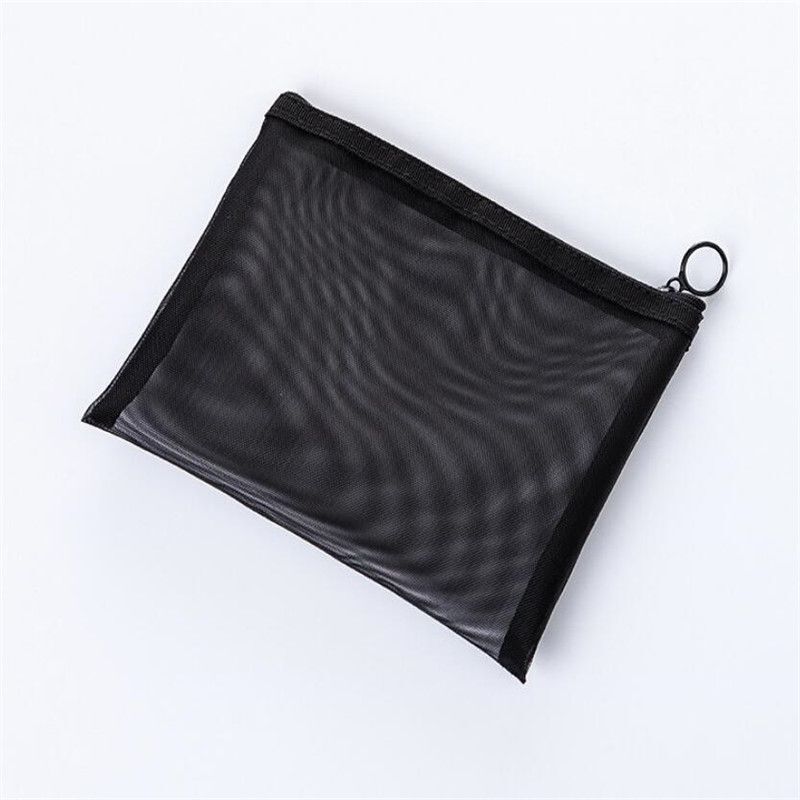 Mesh Cosmetic Bag S/M/L Set Makeup Lipstick Purse Travel Organizer Cosmetics 1PC