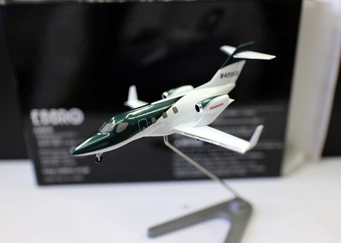 Ebbro for Hondajet Private business jet Green 1/144 diecast plane model aircraft