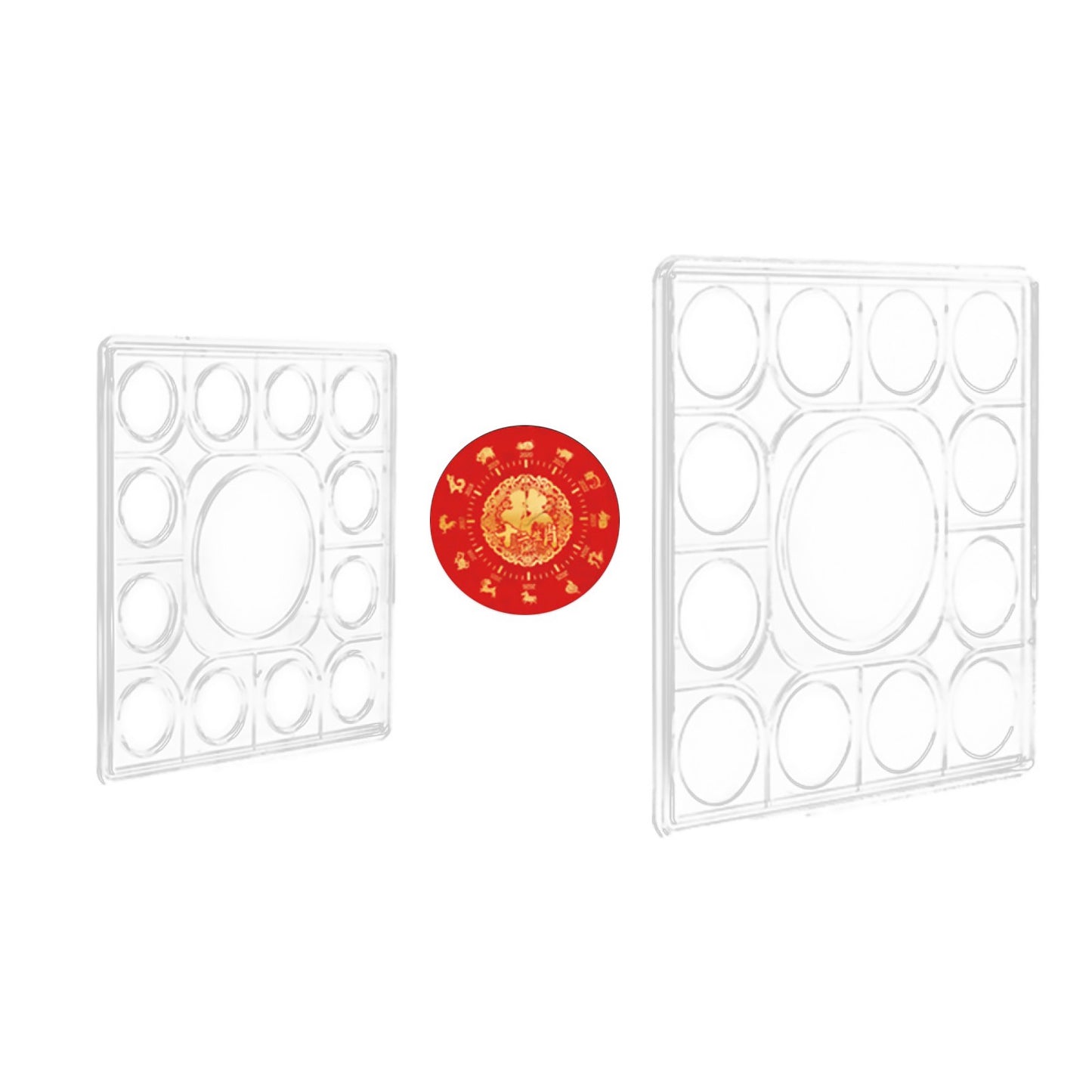 12 Coins Storage Box 27MM Commemorative Coin Display Holder Collection Case Box