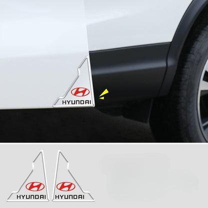 2-piece car door corner anti-collision strip transparent protective tape