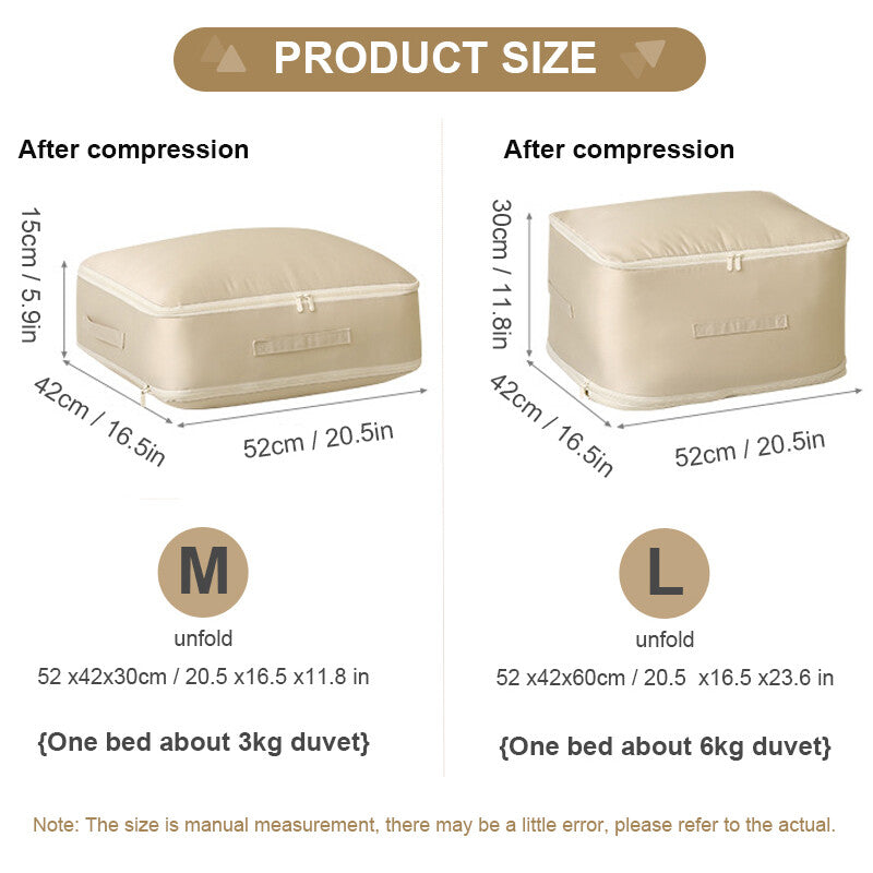 2/4Pcs Wardrobe Storage Bags Zipped Clothes Organizer Underbed Cube Closet Boxes