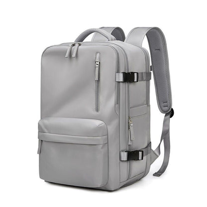 Women Travel Backpack 16 Inch 39L USB Charging Backpack Shoe Bag Hiking Backpack
