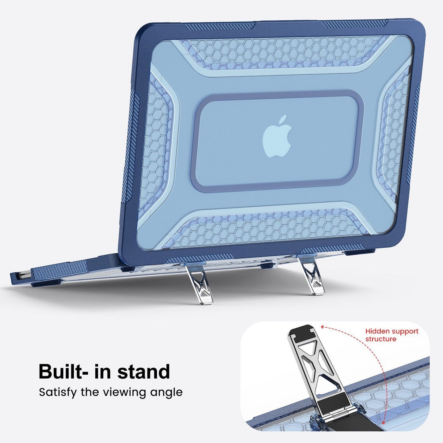 Heavy-duty shockproof hard case for Mac book Neo 13 inch 2026 (A3404）