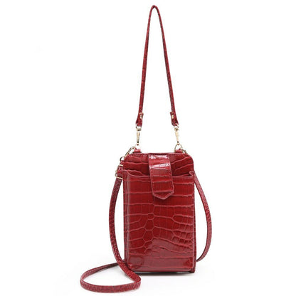 New Crossbody Bag Leather Strap Purse Clutch Bags Phone Bag Mutifunction Wallet