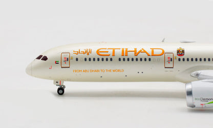 JC Wings Etihad Airways For Boeing 787-10 A6-BMI Flaps Down 1/400 Aircraft Model