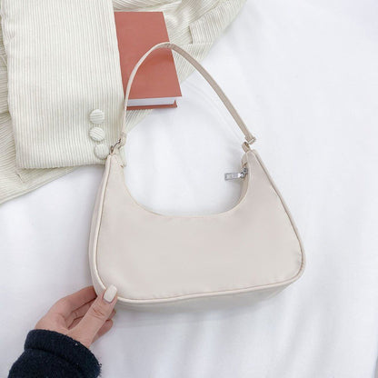 Women's Bag Solid Color Armpit Underarm Shoulder Bags Handbag Purse 270*160*60mm