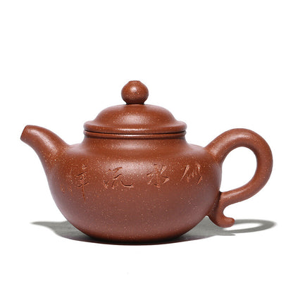 Sold At A Loss Real Yixing Zisha Jiangpo Clay Tea Pot Marked Hand Carved Pot New