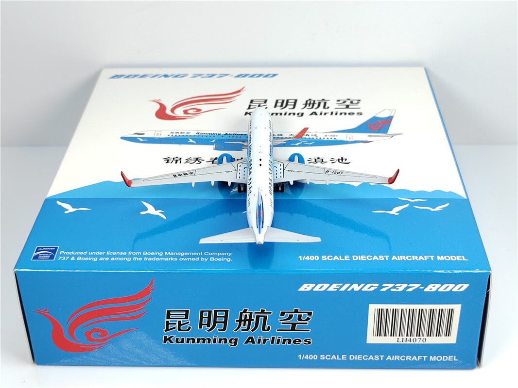 1:400 JC Wings KUNMING AIRLINES BOEING B737-800 Airplane Diecast Aircraft Model