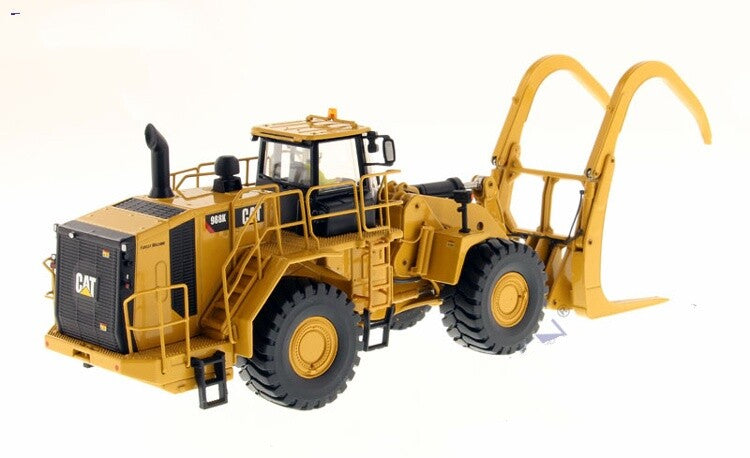 1:50 DM 988K WHEEL LOADER WITH LOG GRAPPLE Construction Machine Diecast Model