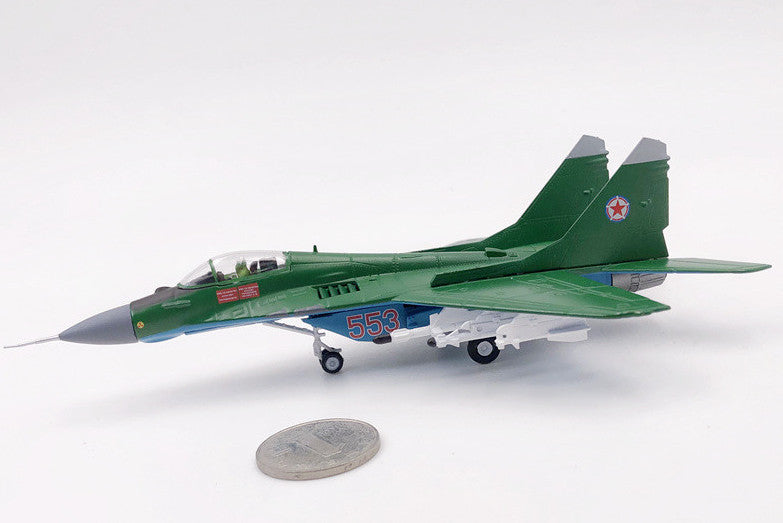 1:100 AMER Korean Air Force MIG-29A Fighter Diecast Military Aircraft Model