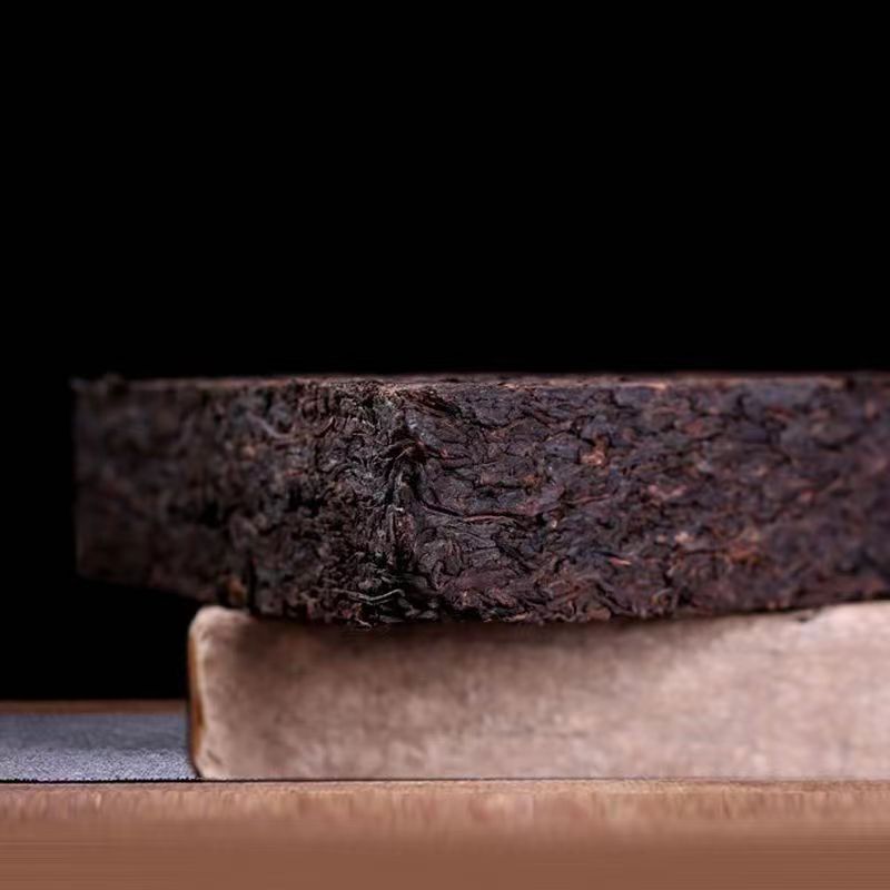 2003 Yunnan Old Pu-erh Cooked Tea Aged Brick Banzhang Puer Brick Tea 500g Ripe