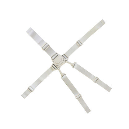 Baby Seat Belt 5 Point Harness Safe Belt For Stroller High Chair White