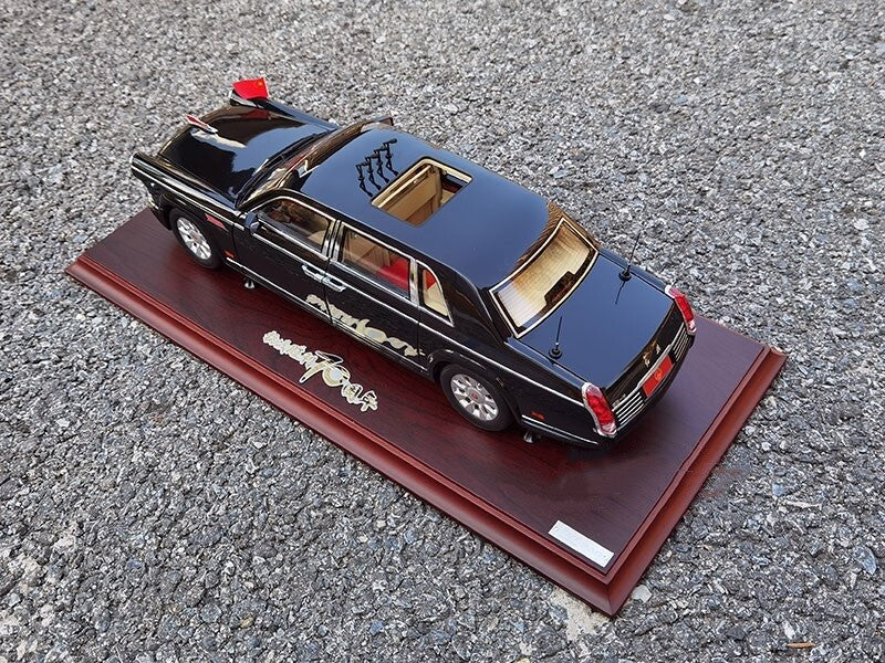 1:18 35CM Century Dragon Hongqi CA7600 2015 Parade Vehicle Diecast Car Model
