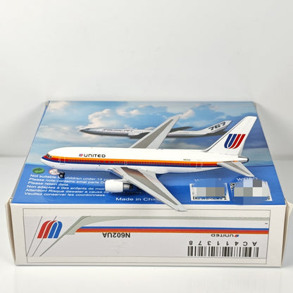 1:400 Aeroclassics United Airlines Boeing 767-200 Passenger Plane Diecast Model