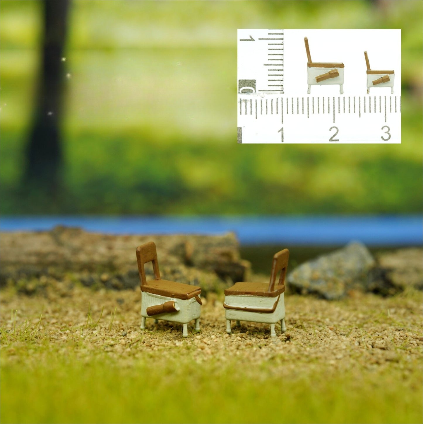 1:64 Scale Figure Model Fishing Sports Scene Display Layout Doll Model