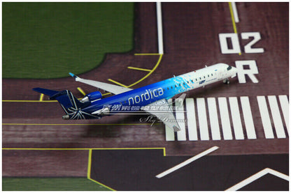 1:200 JC Wings Nordica BOMBARDIER CRJ-900LR Passenger Airplane Diecast Model