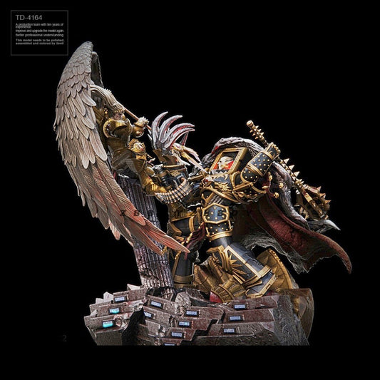 60mm resin figure model Saint Gilles VS Horus Unassembled unpainted