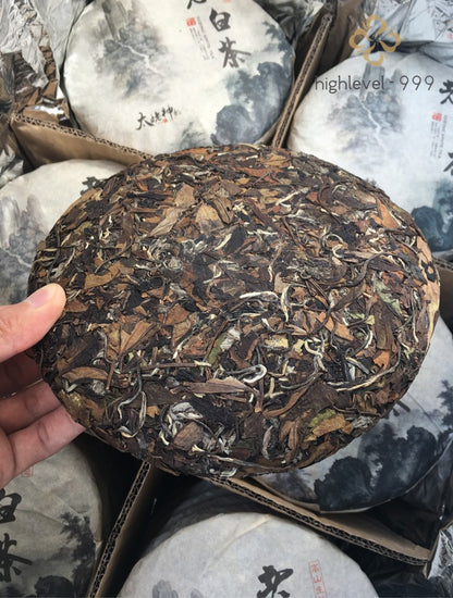 350g Aged White Tea 2019 Vintage Fuding Shoumei White Tea Compressed Tea Cake