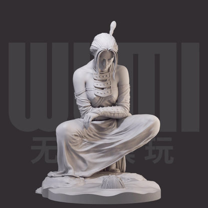 1/24 resin figure model kit Fantasy Female Warrior Unassembled unpainted