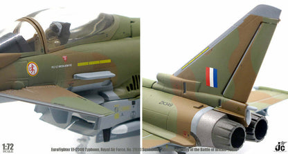 1:72 JC Wing EuroFighter EF-2000 Tyuhoon, Boyal Air Force Fighter Diecast Model