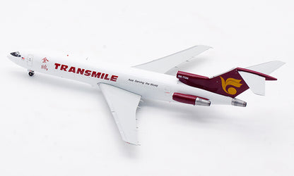1:200 JC Wings TRANSMILE B727-200F Passenger Airplane Diecast Aircraft Model
