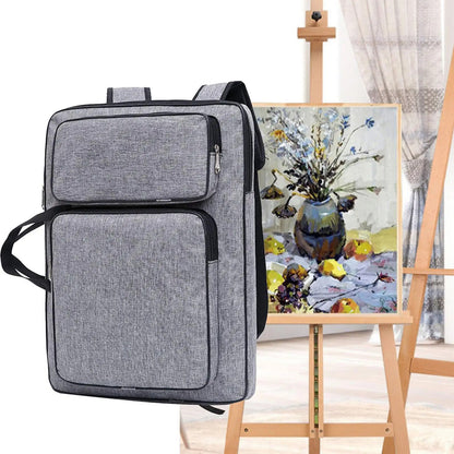 Backpack Multifunctional Artist Portfolio Carry Drawing Board Tool Shoulder Bag