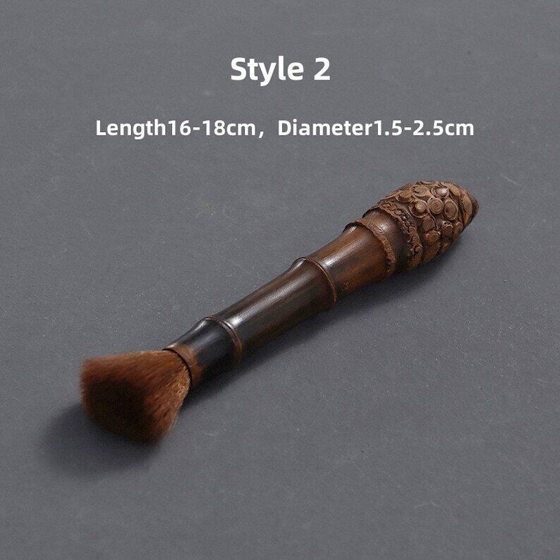 Natural Bamboo Tea Brush|Tea Accessories|Pot Brush|Tea Pet Brush