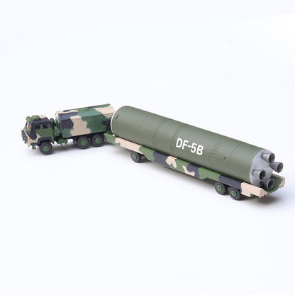 1:100 Dongfeng 5B Missile Vehicle Alloy Model Military Model Collection Gift K
