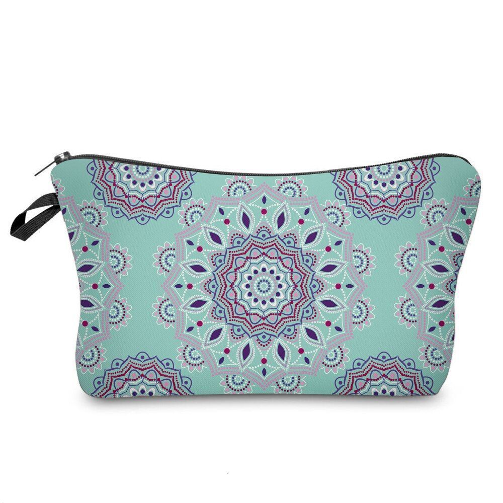 Cosmetic Bag Waterproof Printing Turtle Leaf Toilet Bag Custom Style Traveling